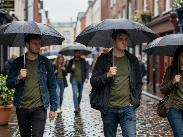 What is the hottest shirt color in Ireland right now?