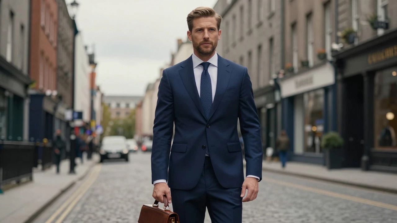 The Most Masculine Color for Men's Suits in Ireland: A Guide to Navy, Charcoal, and Grey