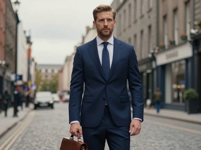The Most Masculine Color for Men's Suits in Ireland: A Guide to Navy, Charcoal, and Grey