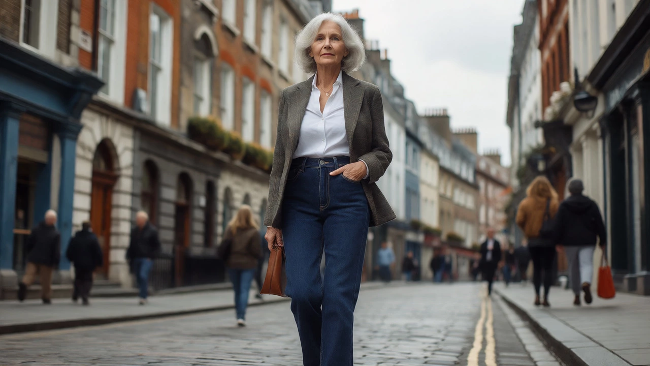 What is Fashionable for a 70 Year Old Woman? Styling Jeans in Ireland